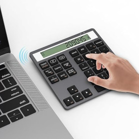 2 en 1 Pavé Numérique Bluetooth avec Calculatrice – Clavier Numérique sans Fil Bluetooth & 2,4GHz pour Ordinateur Portable/PC 34