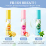 3 Pièces Spray Buccal,Souffle Frais Bouche Spray,8 Ml Chacune,Combat La Mauvaise Haleine Et La Sécheresse Buccale,Portable Et Pr