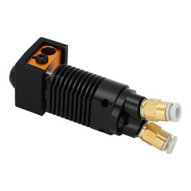 Tête d'extrusion double engrenage 2 en 1 pour CR-10 et Ender 3 sortie double trou extrudeuse à deux couleurs tête chaude d'assem