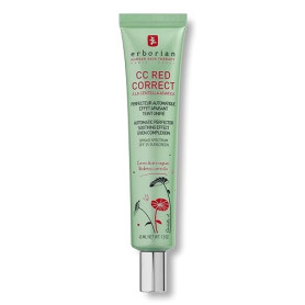 Erborian - CC Red Correct Crème Teintée Anti-Rougeur - Soin du Visage Perfecteur Automatique de Teint avec Correction Colorielle