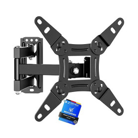 GRIFEMA Support Mural TV 13-43 Pouces - Fixation Murale TV Peut Contenir Jusqu'à 20KG, Accroche Television Mural Orientable (± 9
