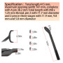 CTcar Outil de retenue pour Arbre à cames, clé à cames du Vilebrequin, pour VW Golf VAG 3036 t10172 Changement de poulie de Cour