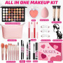 Viugex Coffret Maquillage Femme, Coffret Cadeau Maquillage, Kit de Maquillage Complet pour Adolescente Fille, avec Fond de Teint