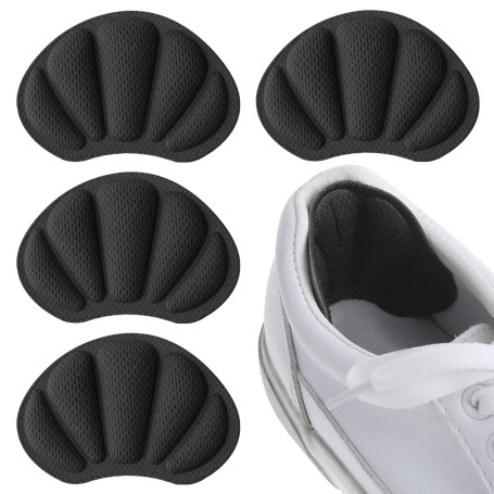 Molain Lot de 2 paires très adhérent de semelles antidérapantes pour chaussures trop grandes coussinets de chaussures autocollan