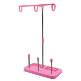 Support de Bobine de Fil,Porte de Bobine à Trois Cônes Support de Fil à Coudre en Plastique de Support de 3 Bobines pour Accesso