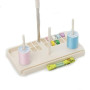 Support de Bobine de Fil,Porte de Bobine à Trois Cônes Support de Fil à Coudre en Plastique de Support de 3 Bobines pour Accesso