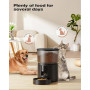Distributeur Croquettes Chat Automatique - 5G/2,4G WiFi - Contrôle App, Enregistrement Vocal, Double Alimentation, Grande Capaci