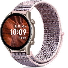 VELULYX bracelet élastique nylon compatible avec Amazfit GTR 47mm/2/2e/3/3 Pro/GTR 4/4 Pro/Stratos 3/2, bracelet 22MM pour Xiaom