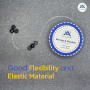Élastique transparent de 30 m x 0,5 mm pour la fabrication de bracelets, corde élastique solide et extensible, fil élastique dur