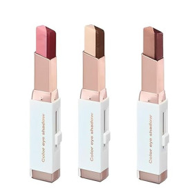 EIHI 3PCS Bâton d'Ombre à Paupières Crayon d'Ombre à Paupières Matte et Douce, Pigmentée et Brillante, Waterproof Classy Shimmer