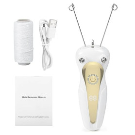 DEWIN Épilateur électrique pour femme, Épilateur à fil de coton pour le visage Épilateur électrique à fil de coton Épilateur fac