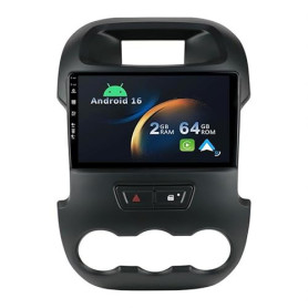 YUNTX 【2+64G】 Android 15 Radio avec Navigation pour Ford Ranger 2011-2016: Caméra Arrière Gratuite-9 Pouce Écran Tactile-Dab/Car