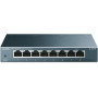 TP-Link SG108 Switch Ethernet Gigabit 8 ports RJ45 metallique 10/100/1000 Mbps, IGMP Snooping, switch RJ45 idéal pour étendre le
