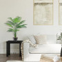 Lighterday Lot de 2 grandes plantes artificielles décoratives d'intérieur - Palmier artificiel en plastique pour bureau, maison,