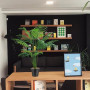 Lighterday Lot de 2 grandes plantes artificielles décoratives d'intérieur - Palmier artificiel en plastique pour bureau, maison,