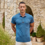 Volemo Polo Homme Manches Courtes Polos Couleur de Contraste Tee Golf T-Shirt Été Regular Fit | Manches Courtes, Tee Golf