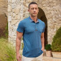 Volemo Polo Homme Manches Courtes Polos Couleur de Contraste Tee Golf T-Shirt Été Regular Fit | Manches Courtes, Tee Golf