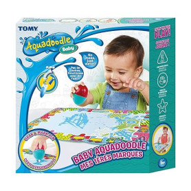 TOMY AquaDoodle Mes 1ères marques - Tapis de Dessin à l'eau pour Bébé, Jeu officiel de TOMY de Coloriage et de Dessin, Non salis