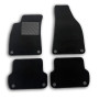 Tapis de Sol pour Audi A4 B6 et B7 de 2001 à 2008 sur Mesure, antidérapant, Talonnette en Caoutchouc renforcé, Boutons de Fixati