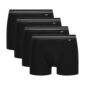 DIM Boxer Homme Lot de 4 | Ecodim Coton Stretch | Confort Durable et Maintien Optimal | Ceinture Classique