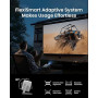 JMGO N1S 4K Mini Videoprojecteur, Triple Laser, 1100 ISO Lumens, Gimbal Instantané Autofocus, Google TV, Netflix, 110% BT.2020,