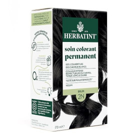 Herbatint Soin Colorant Permanent pour Cheveux 2N Brun - 170 ml | Sans Ammoniaque, 100% de Couverture des Cheveux Blancs | Testé