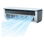 Ventilateur de climatiseur mural sans fil amélioré 2026, rechargeable par USB avec 3 vitesses, super puissant, ventilateur de cl