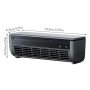 Ventilateur de climatiseur mural sans fil amélioré 2026, rechargeable par USB avec 3 vitesses, super puissant, ventilateur de cl