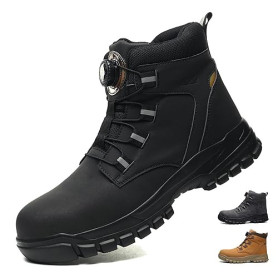COOU Chaussures de Sécurité Hommes Femmes Imperméable Basket de Securite Légère Confortable Antidérapant Bottines de Travail Emb