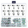 RUNYU 50 Pièces Plomb Peche, Plomb de Pêche Plombs Split Shot Amovibles avec Boîte de Rangement pour la Pêche en Plein Air (2g/3