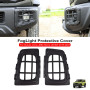 YULLING Couvercle de Phare antibrouillard Avant pour feux de brouillard avant,Garde léger pour Suzuki Jimny JB64 et Sierra JB74W