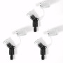 3pcs Valves de Rechange pour Système Hydraulique, Embouts Buccaux pour Sac d'Hydratation Accessoires de Remplacement pour Poche