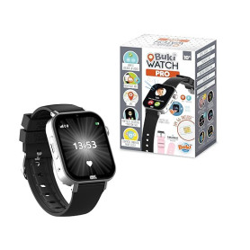 BUKI FRANCE - Montre Connectée Enfant Carte SIM Incluse – Appels, GPS, Vidéo, WiFi, Bluetooth – Bouton SOS, Application Parental