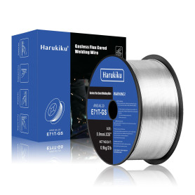 HARUKIKU Fil Fourré Sans Gaz 0,9 mm Poids net 0.9KG - Bobine E71T-GS pour Poste à Souder MIG, Soudage Semi-Auto Polyvalent (Acie