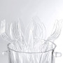 300 Pièces Couverts en Plastique Reutilisable,100 fourchettes, 100 cuillères et 100 couteaux,Parfaits pour les Fêtes d'Anniversa