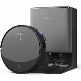 ECOVACS DEEBOT T90 Pro Omni Aspirateur Robot Laveur, 30 000 Pa, Recharge PowerBoost, OZMO Roller 3.0 avec TruEdge 3.0, Distribut