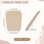 NICENEEDED 3 Paire de Coussinets de Languette de Chaussure Rembourrage Élastique Fait Main pour Chaussures Amples