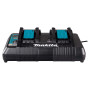 Chargeur rapide pour 2 batteries Li-Ion 14,4 à 18 V - MAKITA DC18RD