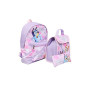 Bluey Ensemble sac à dos 3 pièces pour filles, sac d'école, sac à déjeuner et trousse à crayons – Sac à dos pour enfants, pour l