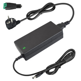 Adaptateur 5V 10A, Alimentation CC 5V 50W à Haute Intensité, Adaptateur Universel pour Bandes LED, moniteur LCD, imprimante 3D e