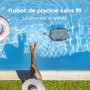 BRINBO (2026 Upgrade) S1PRO Robot Piscine sans Fil, 120 Min d'Autonomie, Nettoyeur de Piscine, Double Moteur Aspirateur Piscine 