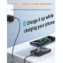 Batterie Externe Magnétique, Power Bank 10000mAh Compatible avec Mag-Safe, 20W Banque de Puissance à Charge Rapide Chargeur Indu
