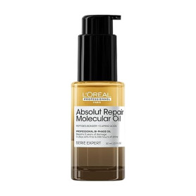 L'OREAL PROFESSIONNEL - Absolut Repair Molecular - Cheveux Très Abîmés, Raides à Bouclés - Thermoprotecteur - Répare 2 Ans de Do
