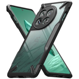 Ringke Coque Compatible avec OnePlus 12 5G [Fusion-X] Antichoc Protection [Militaire Défense] Résistant aux Rayures Polycarbonat