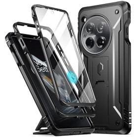 Poetic Revolution Coque Compatible avec OnePlus 12 5G (2024), Protection d'écran intégrée 【Fonctionne avec Identification d'empr