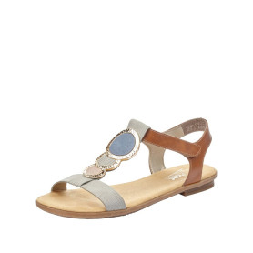 Rieker Femme Sandales 64265, Dame Sandales Fines