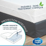 SWEET NIGHT - Housse intégrale Matelas imperméable 90x190 cm | Anti-Punaise de lit et Anti-acariens | Rénove Matelas | Fermeture