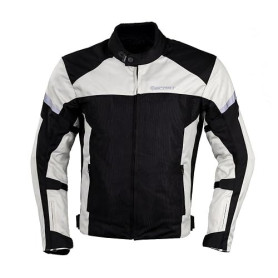 Befast - Veste de moto d'été DUNA certifiée CE, avec larges empiècements en mesh pour une ventilation optimale, disponible en no