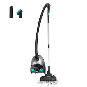 Cecotec Aspirateur Traîneau avec Sac 2L Conga Powerbag 2000 Compact Plus. 800W, Filtration Haute Efficacité, Tube Télescopique M