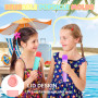 Moule à Glace en Silicone 8 Pièces Popsicle Mold Ice Pop Mold Moule à Popsicle Moule Glace à L'eau